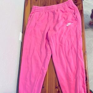 Pink Nike sweatpants